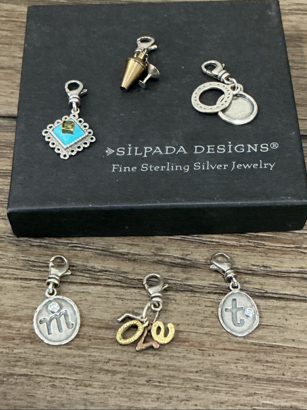Silpada Sterling Silver and Mixed Metal Charms